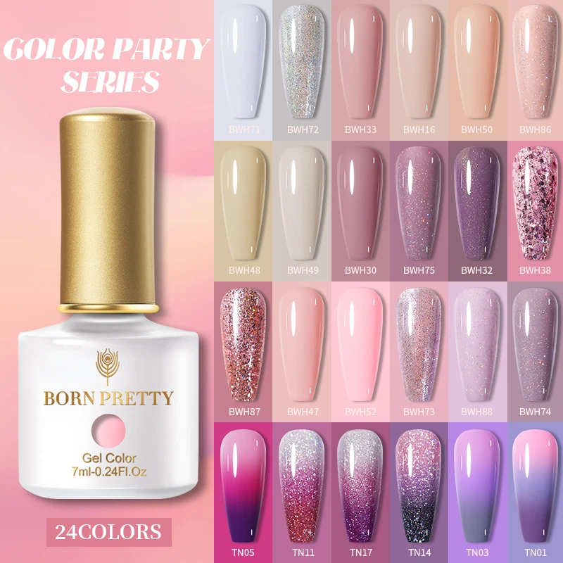 リアルなピンクのジェルネイルポリッシュ ヌード 7ml マニキュア用 半永久的 Uv Led ネイルジェル Aliexpress
