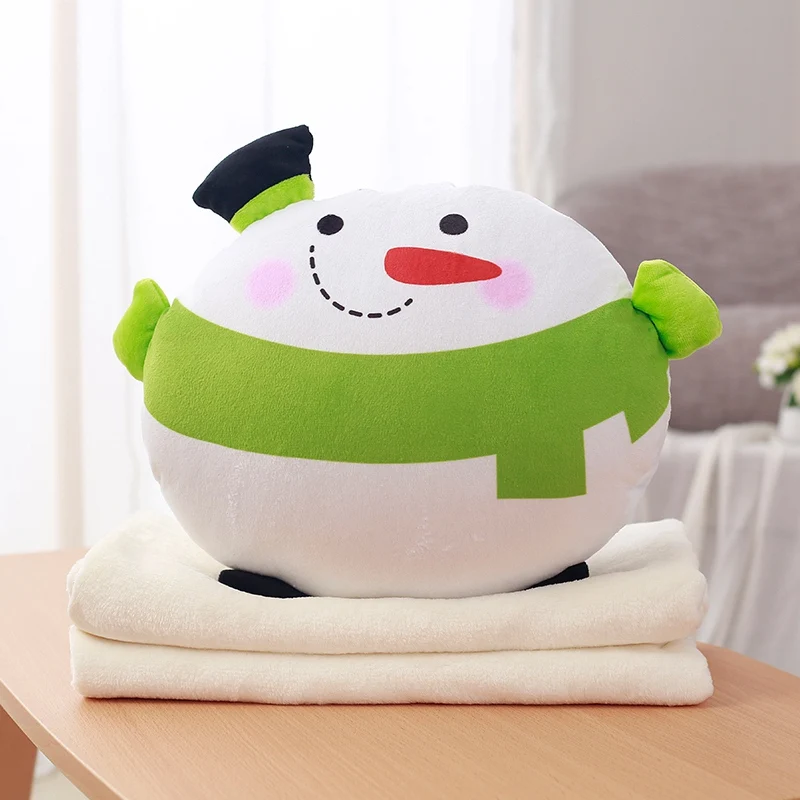 snowman Супер эластичное плюшевое рождественское теплое мягкое детское дышащее плюшевое одеяло милый олень рождественское Подарочное одеяло - Цвет: snowman