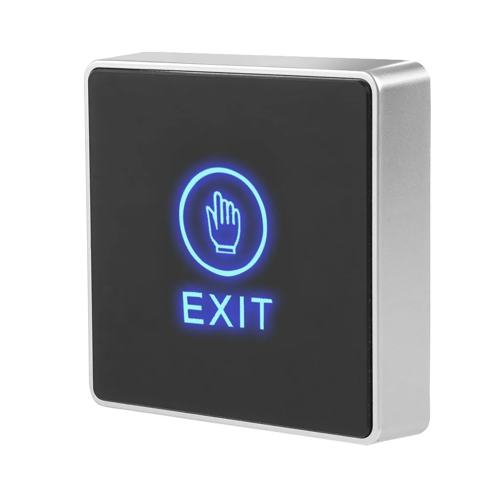 

Switch Door Touch Exit Release Unlock Button Switch Panel LED Light Door Exits Switches For Door Access Control System