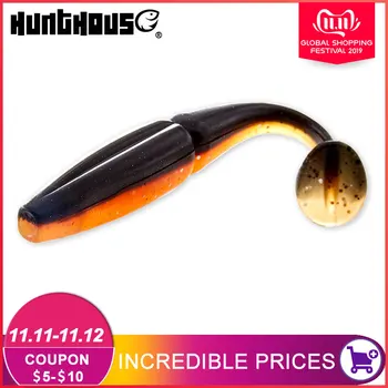

hunthouse fishing soft lure bait leurre shad T-tail luminous 10cm 7g silicone bait tackle bass fishing equipment drop shipping