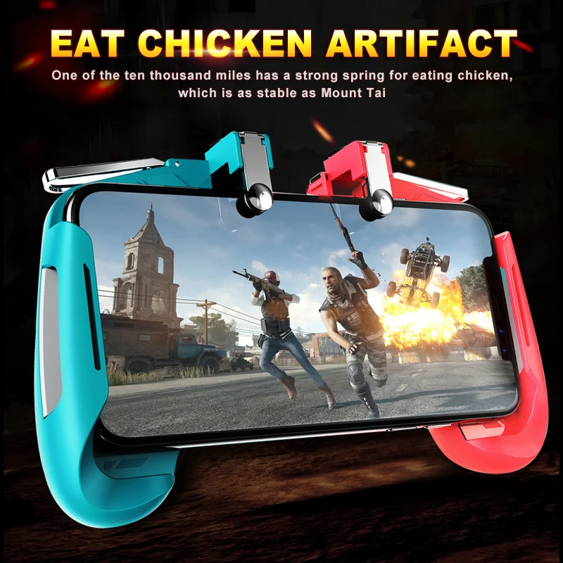 AK16 Pubg Controller Gamepad Mobile for Phone L1R1 Grip with Joystick/Trigger L1r1 Fire Buttons iPhone Android IOS | Электроника