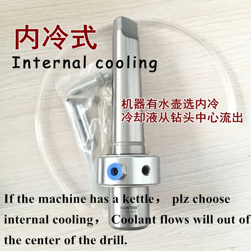 High effective magnetic hollow drill bit internal & outside cooling morse taper arbor tool of annular cutting tools part chuck (3)