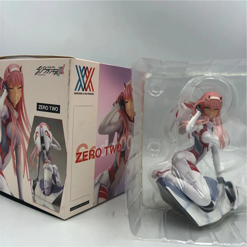 TRUEDECOMIX Anime Figure Darling in The FranXX - Zero Two 02 Pink Hair  Waifu Figure Hot Girl Statue Cartoon Characters Boxed Toy Model  17.5cm/6.9in : : Toys & Games