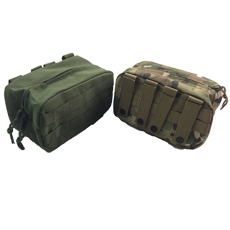

Tactical molle Pouch Waterproof Airsoft Nylon Waist EDC Bag Military Multicam Hunting Bag Large Tool Zipper Pack Case Accessory