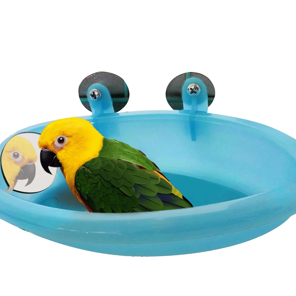 PAPASGIX новинка, ванна для попугая с зеркалом, клетка для домашних животных, аксессуары для бассейна, ванна для птиц, душевая коробка, игрушки для домашних животных