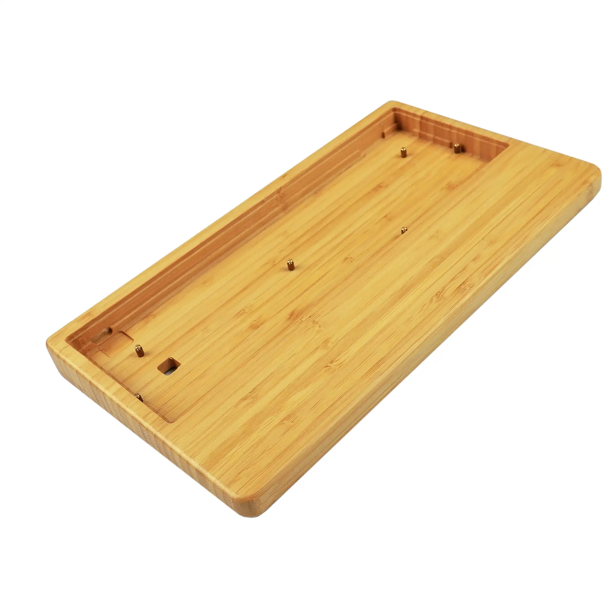 Minila-case de Madeira para Teclado Mecânico mx Madeira de Bambu de Noz Descanso de Pulso 60 Gh60 61 64 em Gk61 Gk64 Dz60 Bm60 - Imagem 2