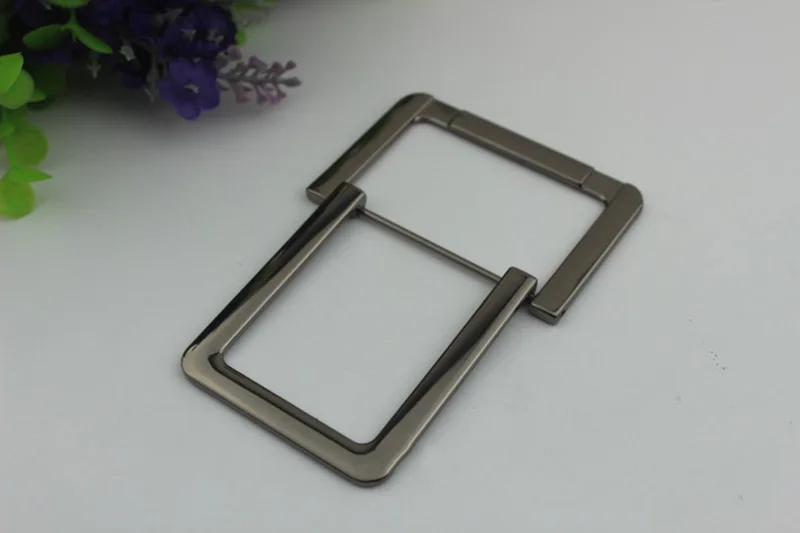 Meetee 2/5 шт ID37mm прямоугольная металлическая двойной кольцевые пряжки ремень крючок DIY обуви одежды украшение Пряжка аппаратный аксессуар BF470