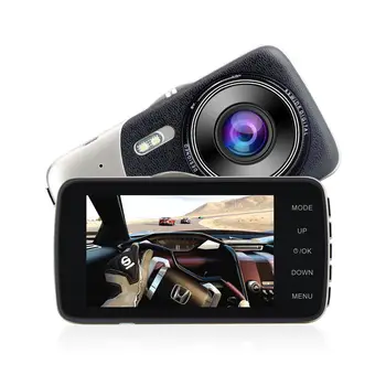 

4 Inch Dash Cam Dual Lens Car DVR Vehicle Camera Full HD 1080P Dash Cam Night Vision Video Recorder G-sensor Parking Monitor