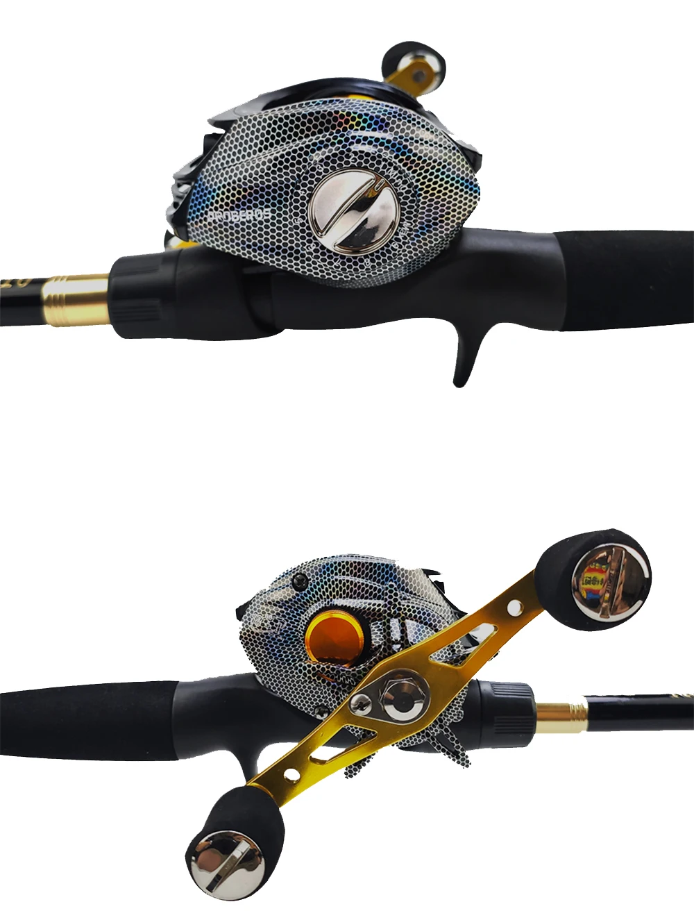 ZURYP 1.8-2.4M casting rod combo Spinning fishing set with bag Portable  Travel fishing combo casting rod reel fishing kit