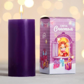 

Candle "Happiness", 5.1 x 10 x 5.1 cm 4716374