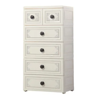 

58 Wide Five-storey Thickened Drawer Receiving Cabinet Plastic Multi-storey Storage Cabinet Household Finishing Five-stor