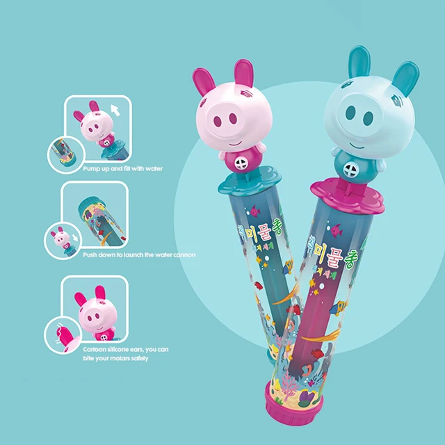Animal Water Gun Blasters Soaker Long Range Squirt High Water Pressure Summer Beach Fight Family Fun Toys Bath Game Toy 3