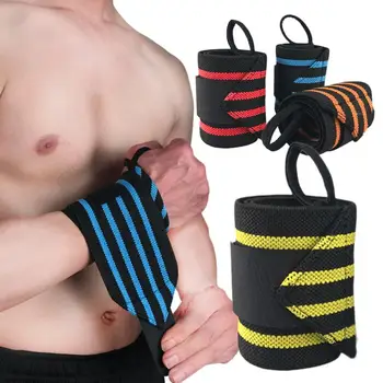 

1 Pc High Quality Adjustable Wrist Band Hand Protection Wraps Powerlifting Bodybuilding Bandage Breathable Wrist Support
