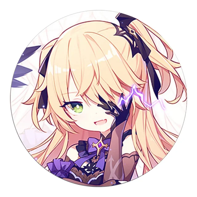 Free Shipping 58mm Online Game Genshin Impact Brooch Pin Cosplay Badge Accessories For Clothes Backpack Decoration Gift 4