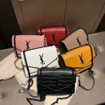 

A High-Fashion 2020 New Niche Package Western Style Texture Chain Chic Shoulder Crossbody Small Package