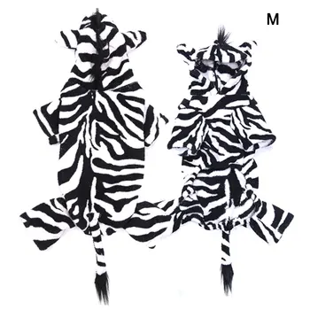 

Winter Cat Dog Costume Halloween Costplay Lion Zebra Warm Clothes Funny Party Role Play Fancy Dress Up Clothes Pet Supplies