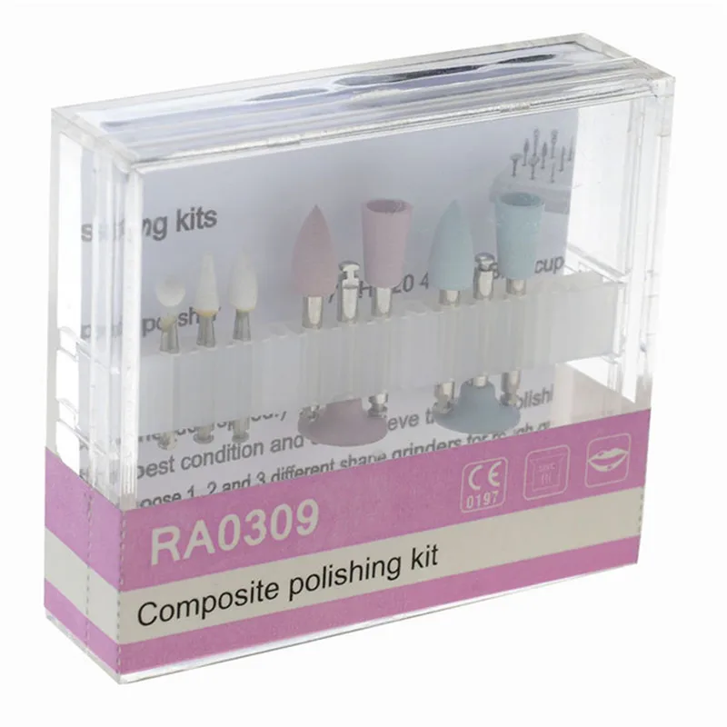 10 коробок RA0309 полировка зубных зубов для низкоскоростных наконечников против угла полости рта композитные полировальные наборы