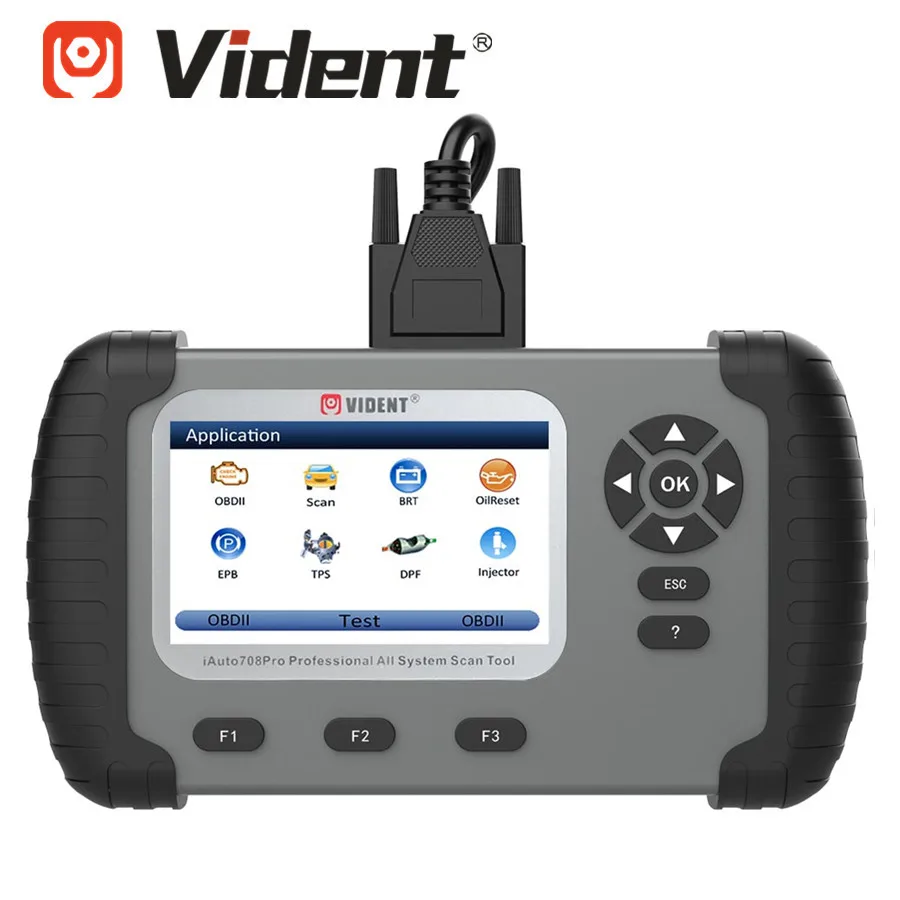VIDENT iAuto708 Pro Профессиональный инструмент для сканирования всех систем OBDII сканер