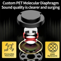 KZ SK10 Pro TWS Bluetooth 5.2 Wireless Hybrid Earphones QCC3040 APTX HiFi Game Earbuds Noise Cancelling Sport Headset Z1 PRO SKS - Image 5
