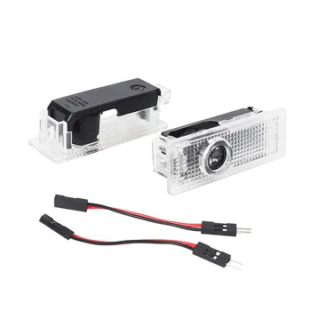 

2X LED Car Door Welcome Logo Projector Light For Land Rover Range Rover Evoque Freelander 2 2010 2011 Discovery 3 4 LR2 LR3 LR4