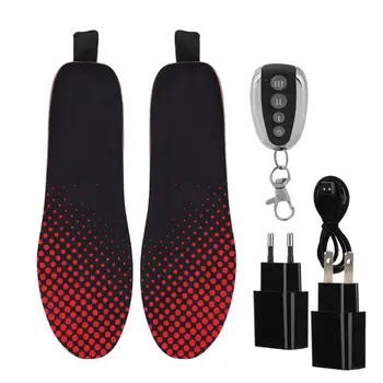 

Remote Control Electric Heated Insole Adjustable Temperature Foot Warmers Insole 100-240V