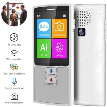

87 Language Portable Voice Translator English Japanese Chinese Russian Language Voice Translation Device