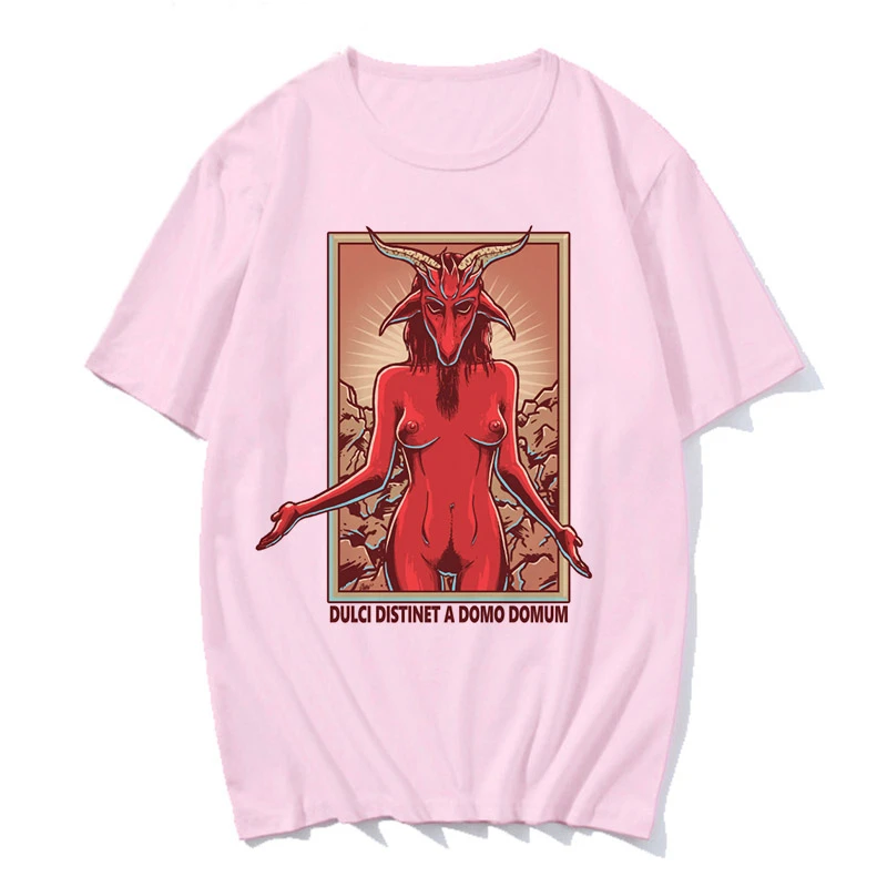 Сатана футболка для мужчин wo мужчин Люцифер демон смерти страшный злой сатанин Grim Reaper Baphomet футболка сатанист Мужская/женская футболка - Цвет: 20