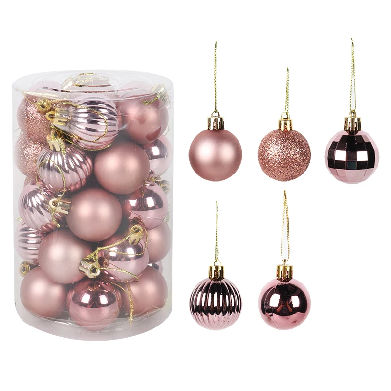 Assorted Color Christmas Balls Christmas Tree Ornaments Balls xmas decorations Hanging Tree Pendants New Year 2021 Gift Noel