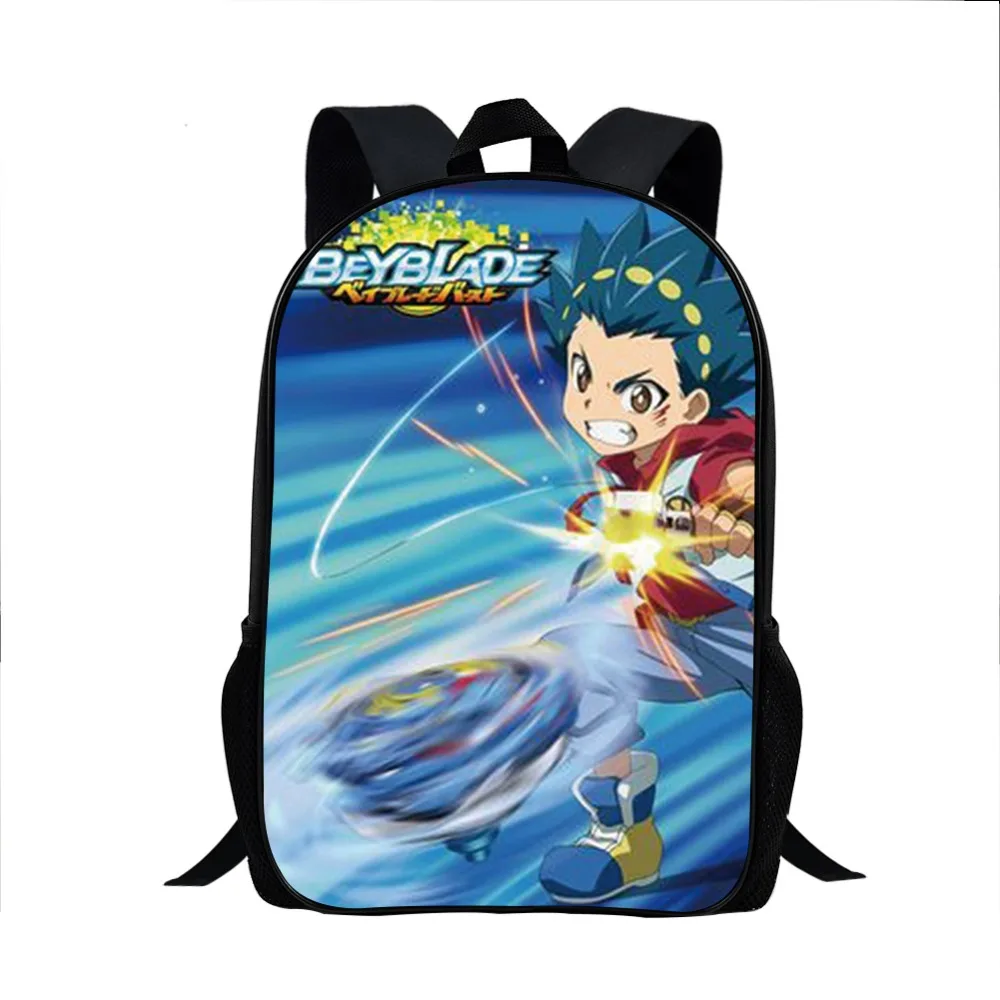 Рюкзак для студентов с 3D принтом из мультфильма Beyblade Burst, большие школьные сумки для девочек и мальчиков, детские рюкзаки