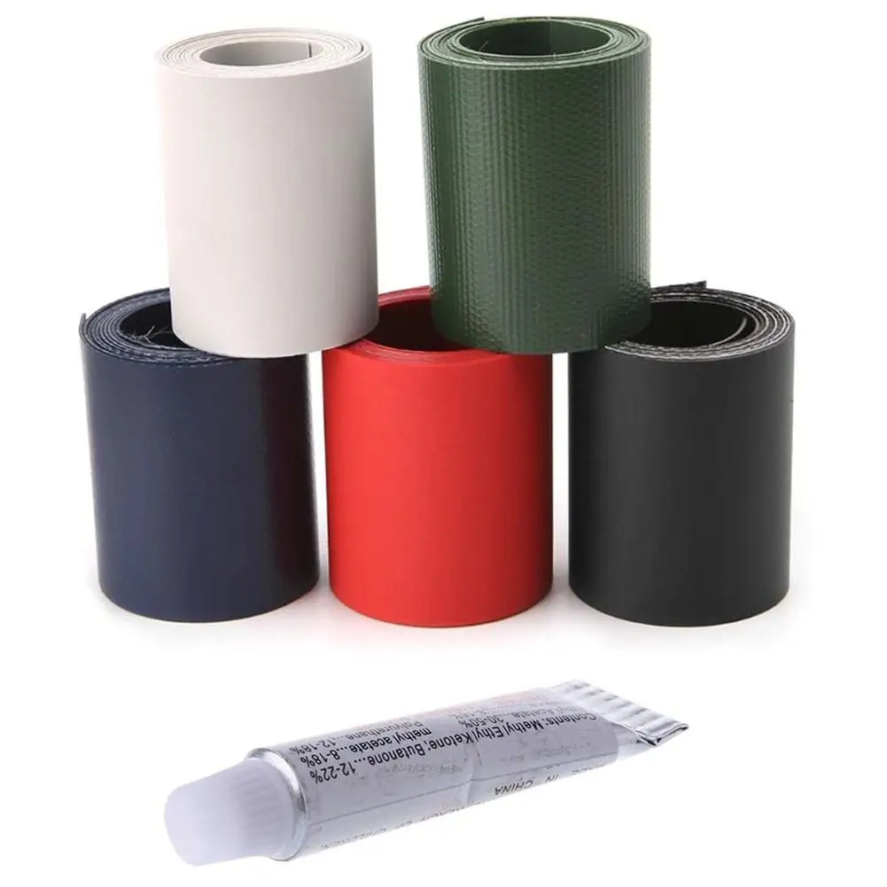 

PVC Repair Patch Kit For Kayak Dinghy Drift Boats Inflatable Boats Special Damaged Leaking Hole Repair Glue Waterproof Patch Too