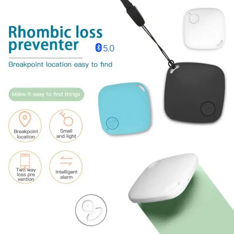 Bluetooth Locator APP Positioning Search Smart Tracker Diamond shaped Anti loss Device Two way Object Finding