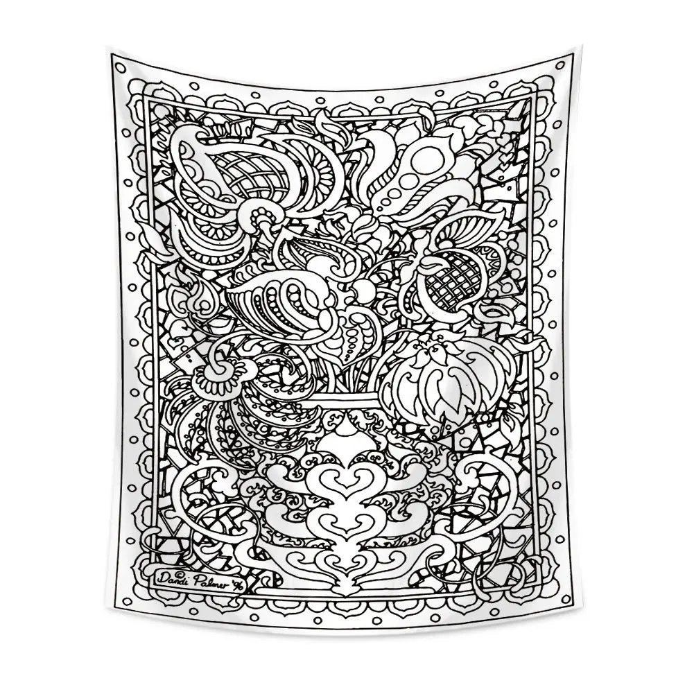 Amazon/AliExpress, подвесная ткань, divination Line, живопись, гобелен, настенные украшения, пляжное полотенце, декоративная ткань