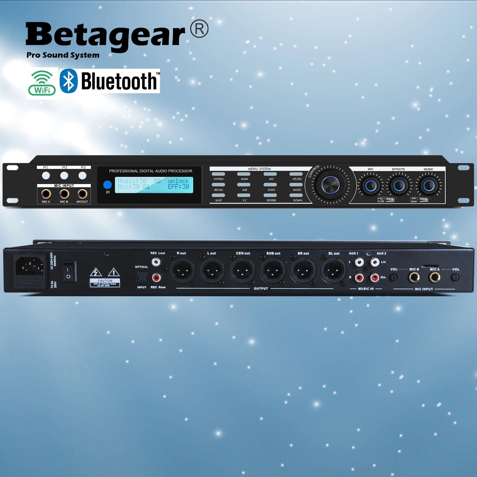 Betagear Professional karaoke effects loudspeaker