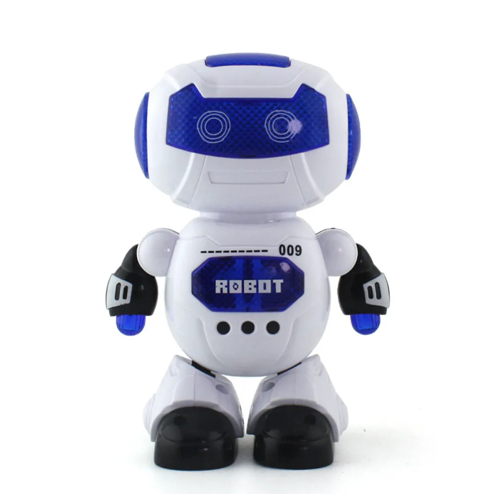Electronic Dancing Robot With Musical& Lighting Robot Fun Learning Toys For Kid RC Robot Interactive Lighting Dancing Toys Gift