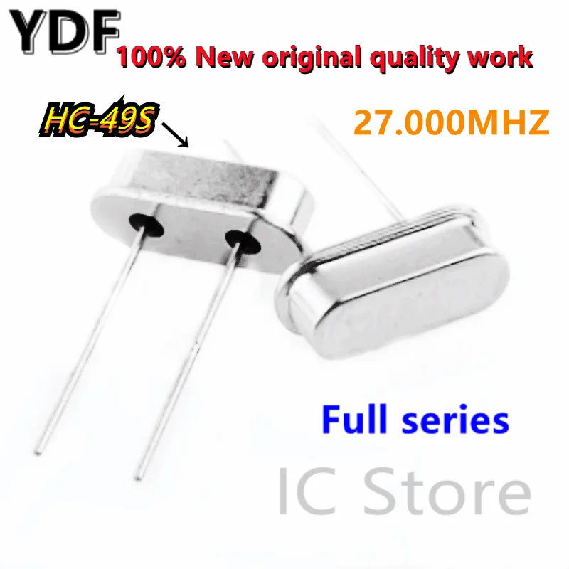 (20 шт.) 100% новый 27 МГц м 000 49S HC-49S DIP-2 пассивный кварцевый Кварцевый резонатор |