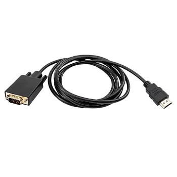

HDMI to VGA Cable 1080P HD o Adapter Cable 1.8M HDMI to VGA Converter Cable