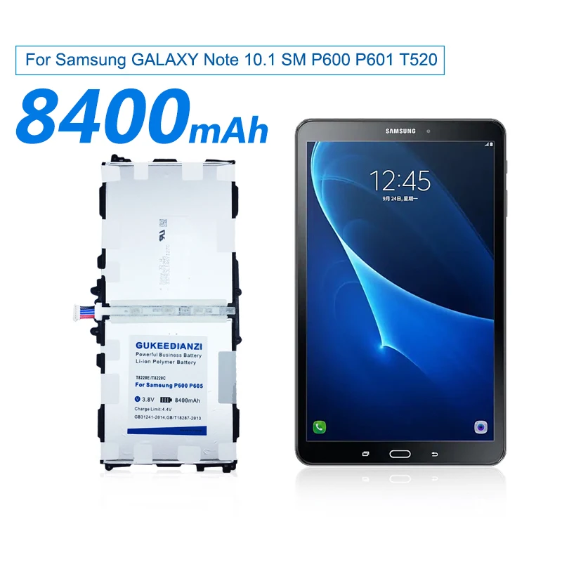 Планшет литий ионная аккумуляторная батарея для Samsung GALAXY Note 10 1 SM P600 P601 P605 P607 T520 T525