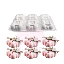 Funturn французский десерт 6 полости облака муссовый торт самодельный Лед Крем-шоколад силиконовые формы для выпечки