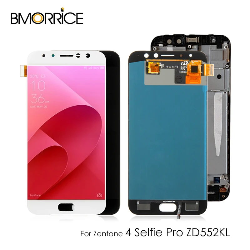 

LCD Display For ASUS ZenFone 4 Selfie Pro ZD552KL Touch Screen Digitizer Glass Assembly Replacement with Bezel Frame