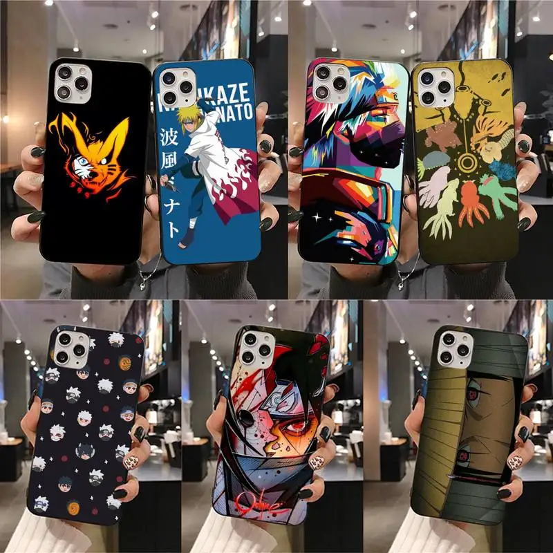 

Naruto Tail Beast Namikaze Minato TPU black Phone Case Cover Hull for iPhone 11 pro XS MAX 8 7 6 6S Plus X 5S SE 2020 XR case