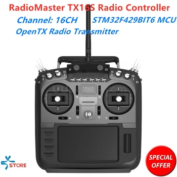

RadioMaster TX16S Hall Sensor Gimbals 2.4G 16CH Multi-protocol RF System OpenTX Radio Transmitter Remote Control for RC Drone