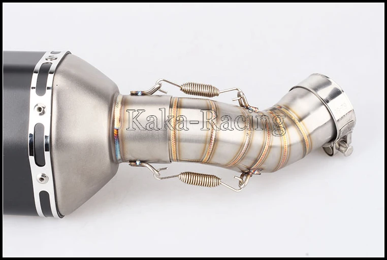 Для Kawasaki Z900/A2 слипоны для мотоцикла Akrapovic выхлопная труба из углеродного глушителя Соединительная труба Z900 система побега