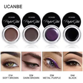 

4Color Eyeliner Gel Perfect Smooth Eyeliner Cream Waterproof Long-Lasting Eyeliner Color Make Up Beauty Comestics TSLM1