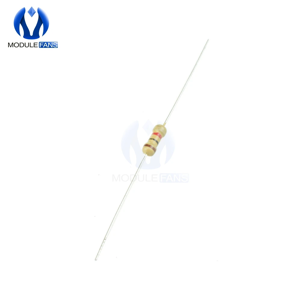 Carbon film resistor 100PCS 1000 Ohms 1K Ohms 0.25W 1/4W 5% Carbon Film Resistors Resistance