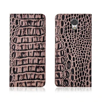 

Crocodile pattern genuine leather magnetic phone case card slot holder for Lenovo Vibe P2/Lenovo Vibe Shot flip case stand case
