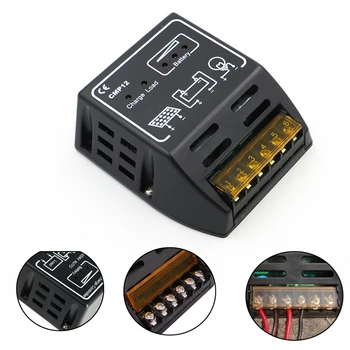 

1 pcs 20A / 10A Automatic Solar Charge Controller PWM Controller LCD 5V Output Solar Panel PV Safety Protection Regulator
