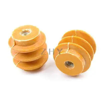 

2 Pieces 40mm x 8mm 660V Busbar Insulator Support Connector Orange