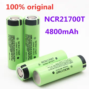 

1-10pcs original 21700 NCR21700T lithium rechargeable battery 4800mAh 3.7 V 40A high-discharge battery high-drain Li-ion battery