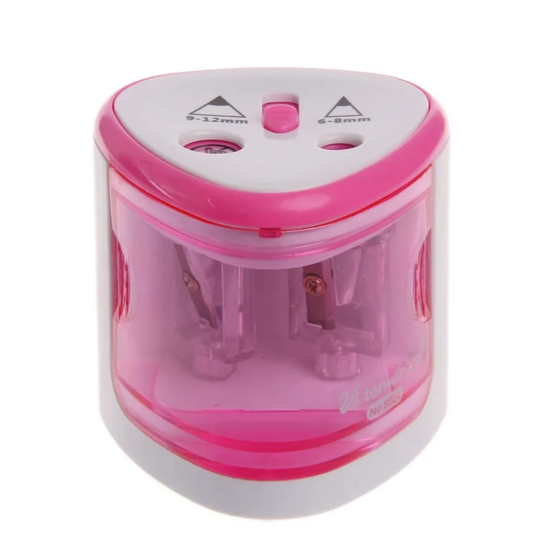 

New Automatic Two-hole Electric Touch Switch Pencil Sharpener Home Office School