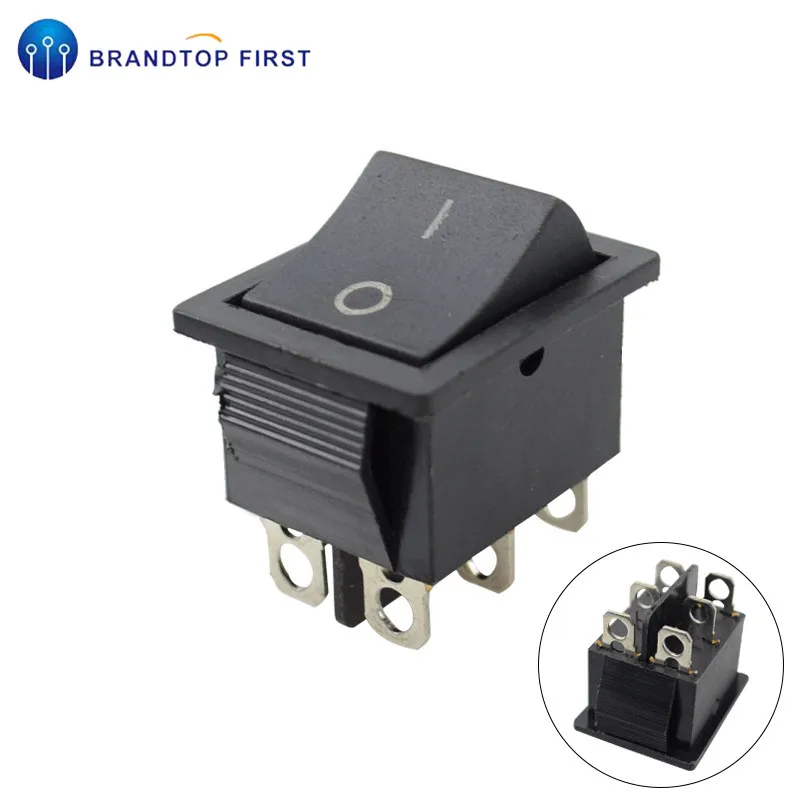 KCD4 рокер выключатель питания 4 контактный 6Pin 15A 250VAC 20A 125vac|Выключатели| |